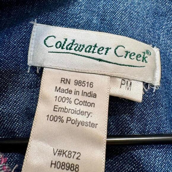 Vintage Coldwater Creek Denim Jacket - Picture 6 of 8